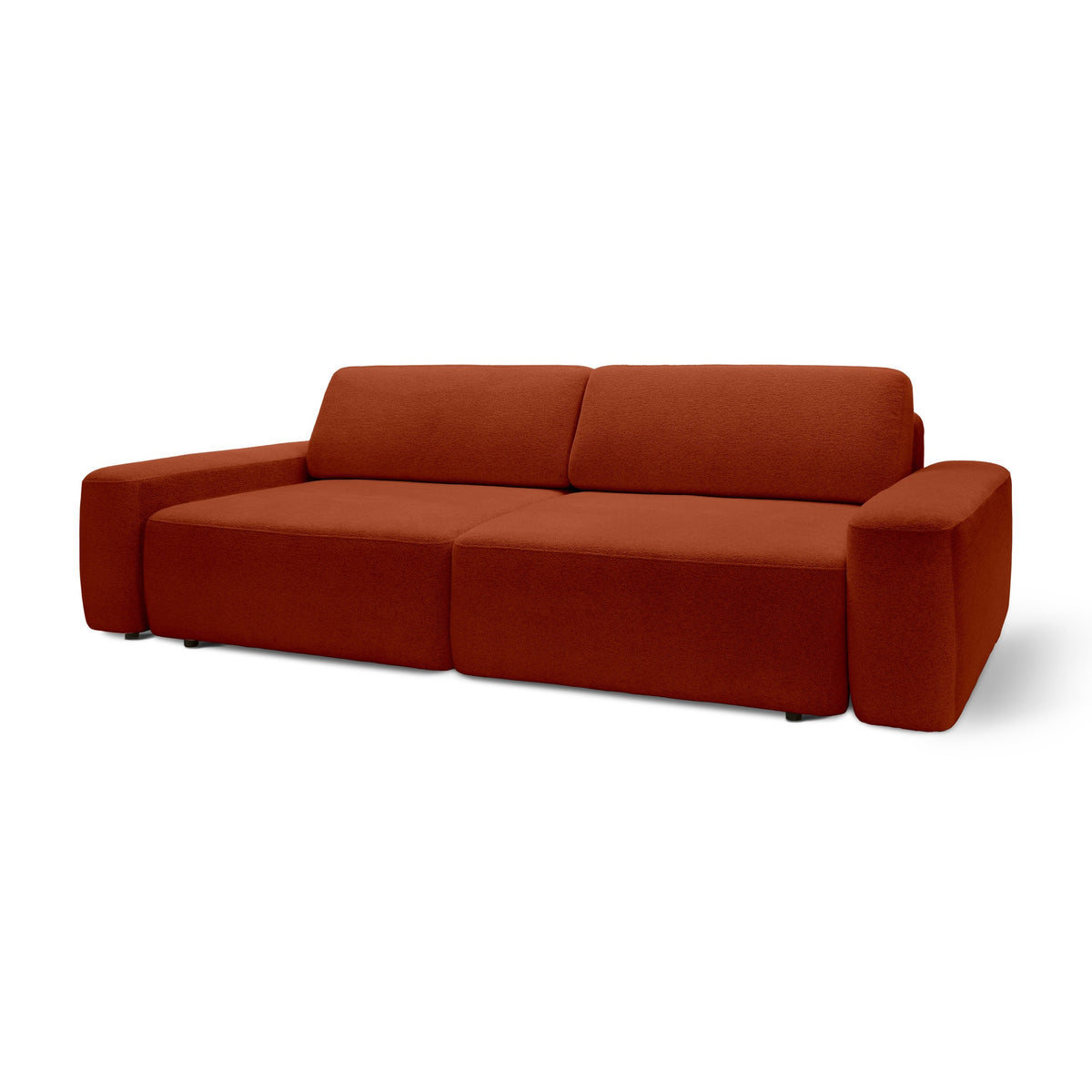 Bamby Sofa Bed 200x136 cm with Storage, DL Mechanism – Antique Copper (RAVEN 44)