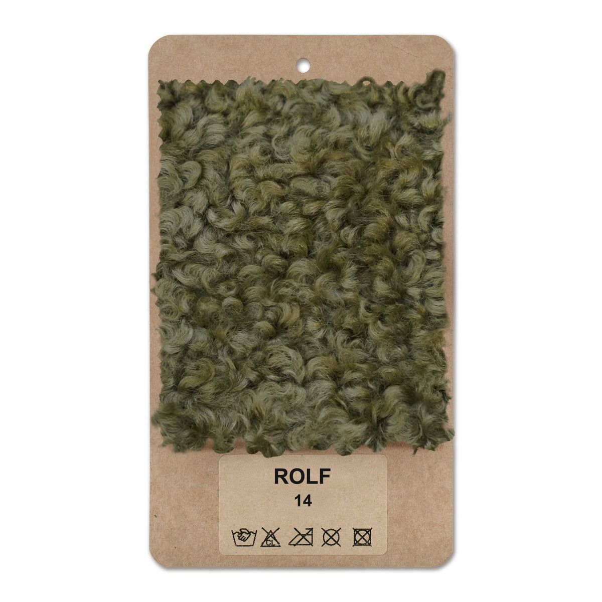 Fabric sample Rolf Olive Green (ROLF 14)