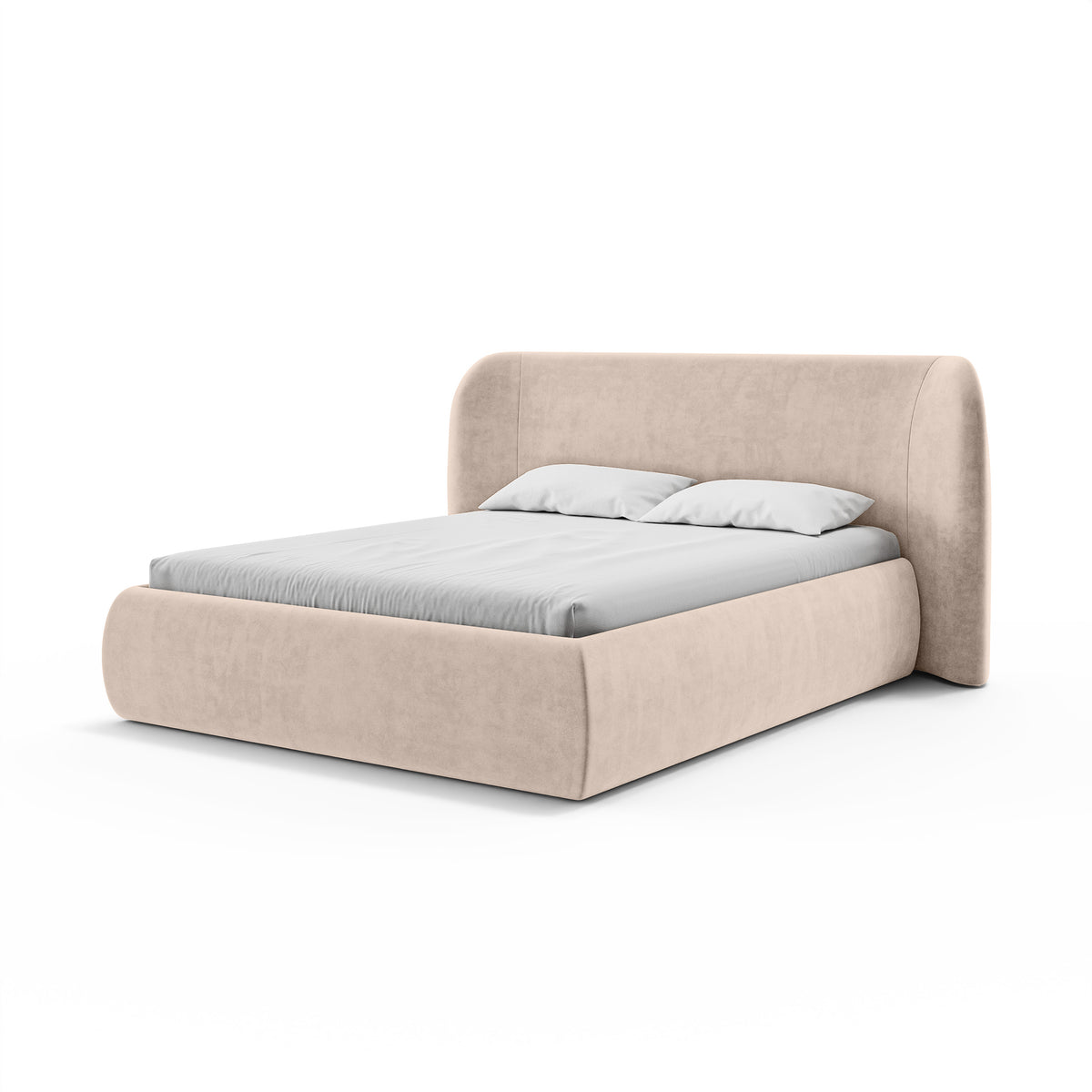 Frasspo Upholstered Ottoman Bed with Storage, Modern Soft Style – photo 17