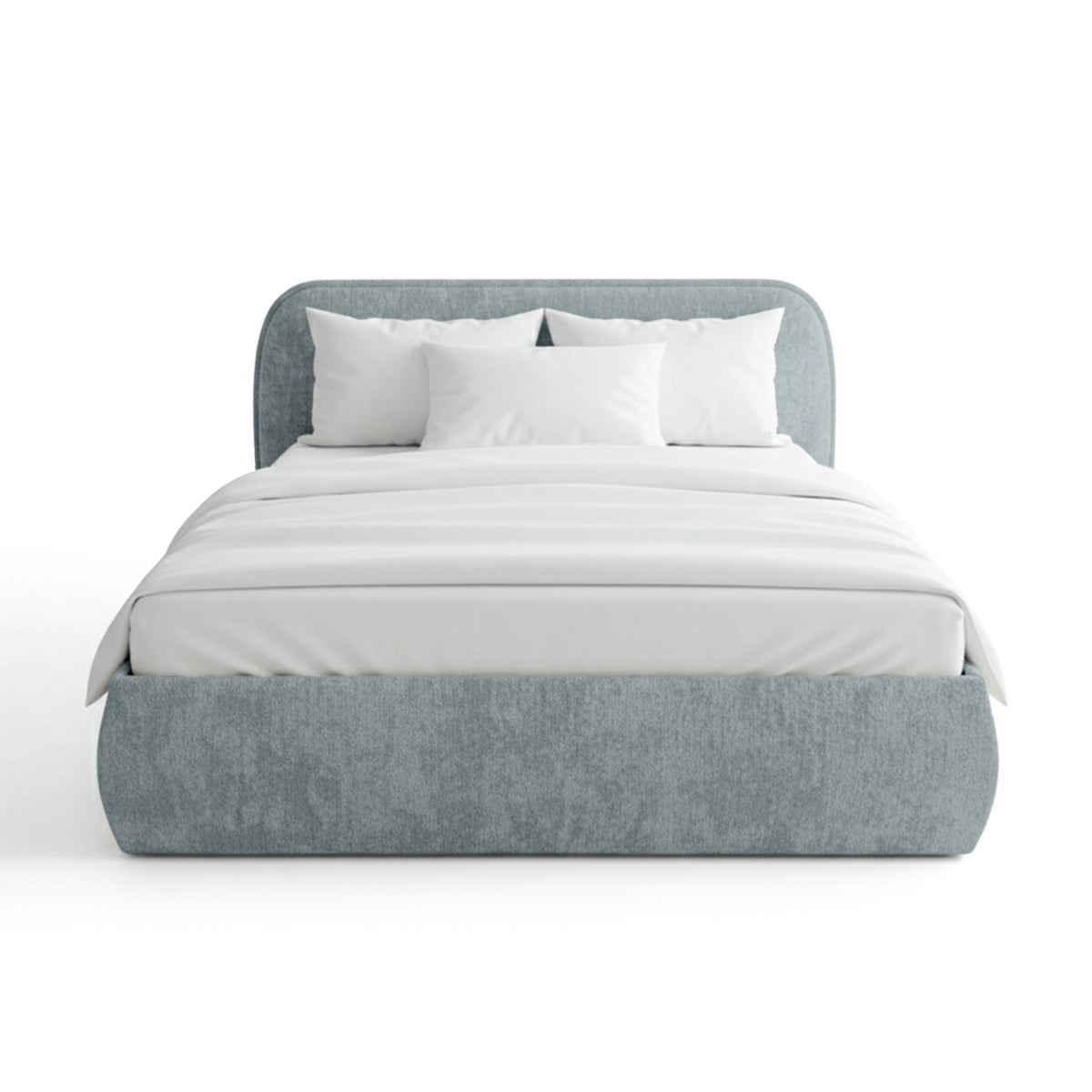 Eterial Upholstered Ottoman Bed with Storage, Soft Modern Style – photo 19