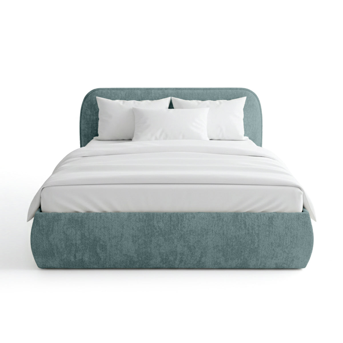 Eterial Upholstered Ottoman Bed with Storage, Soft Modern Style – photo 11