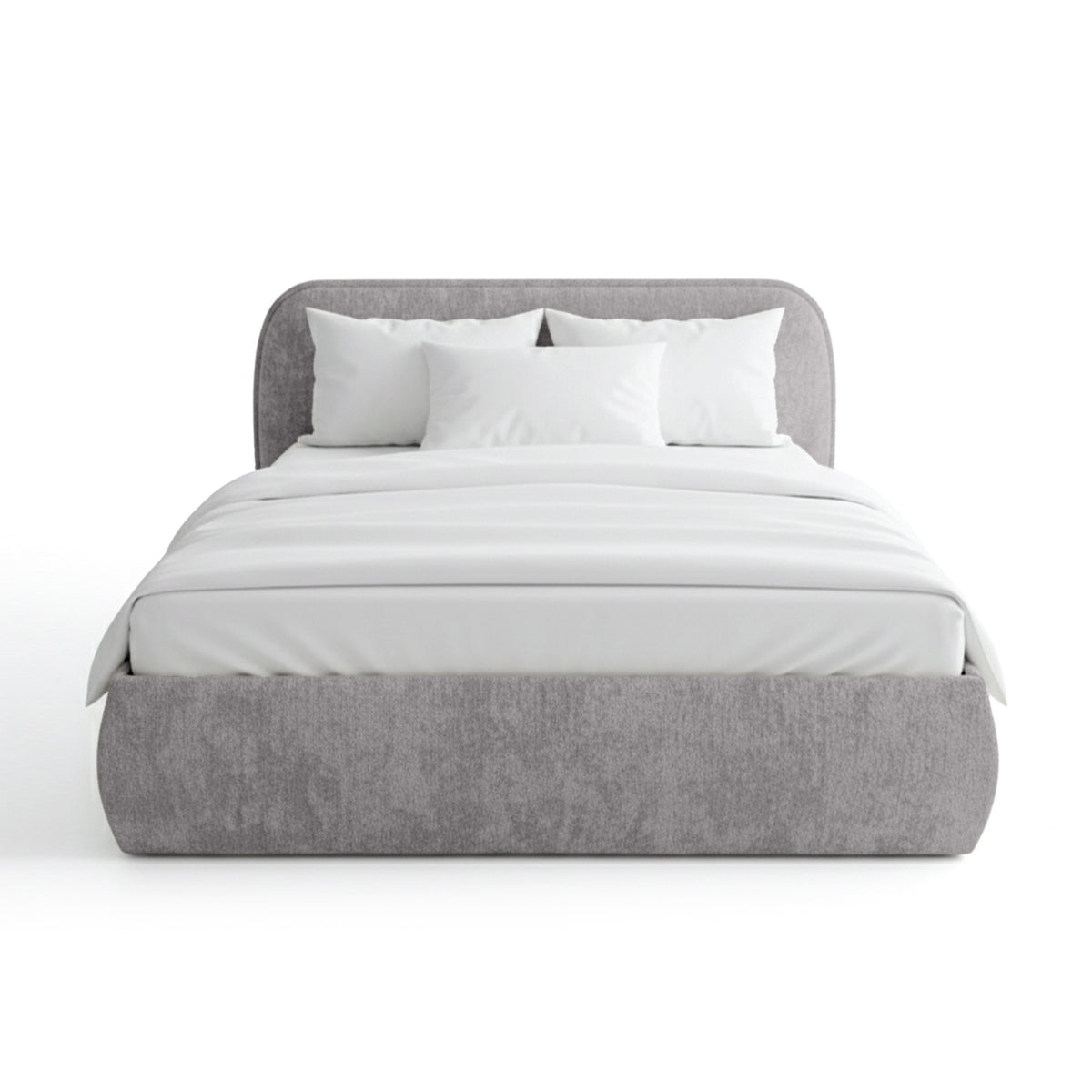Eterial Upholstered Ottoman Bed with Storage, Soft Modern Style – photo 23