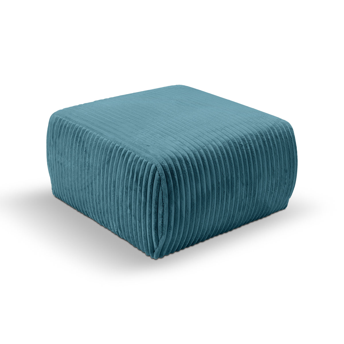 Alloro Upholstered Pouffe 82x41, Vintage Style – Deep Water (TILIA 75)