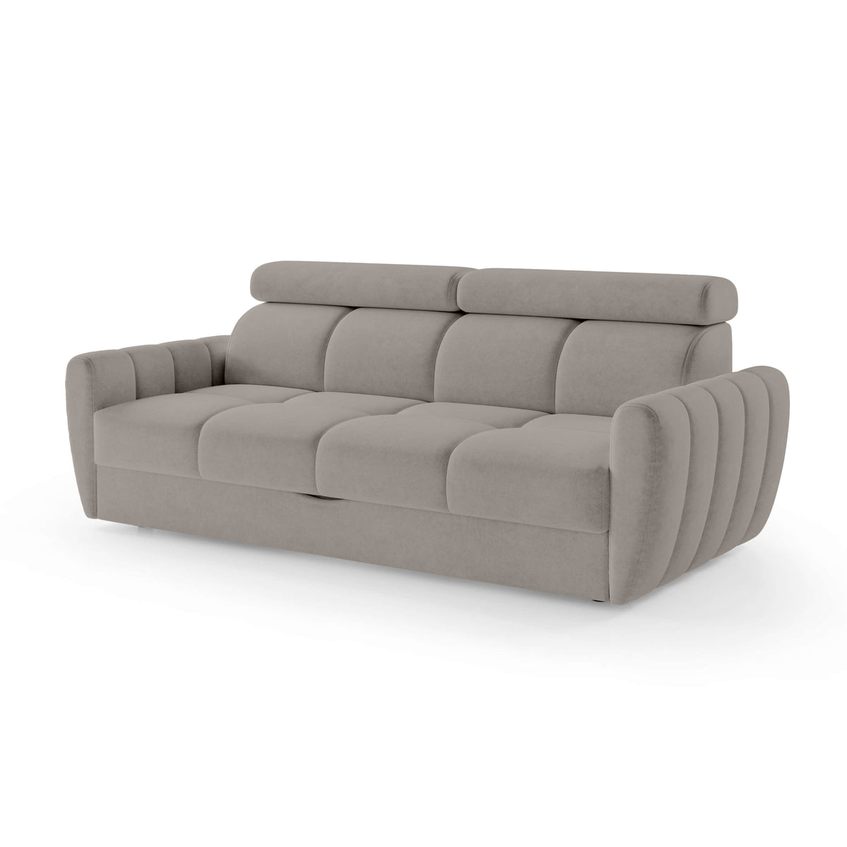 Franec 3 Seater Sofa Bed 227 cm, Minimalist Style – Quartz Taupe (CLOUD 83)