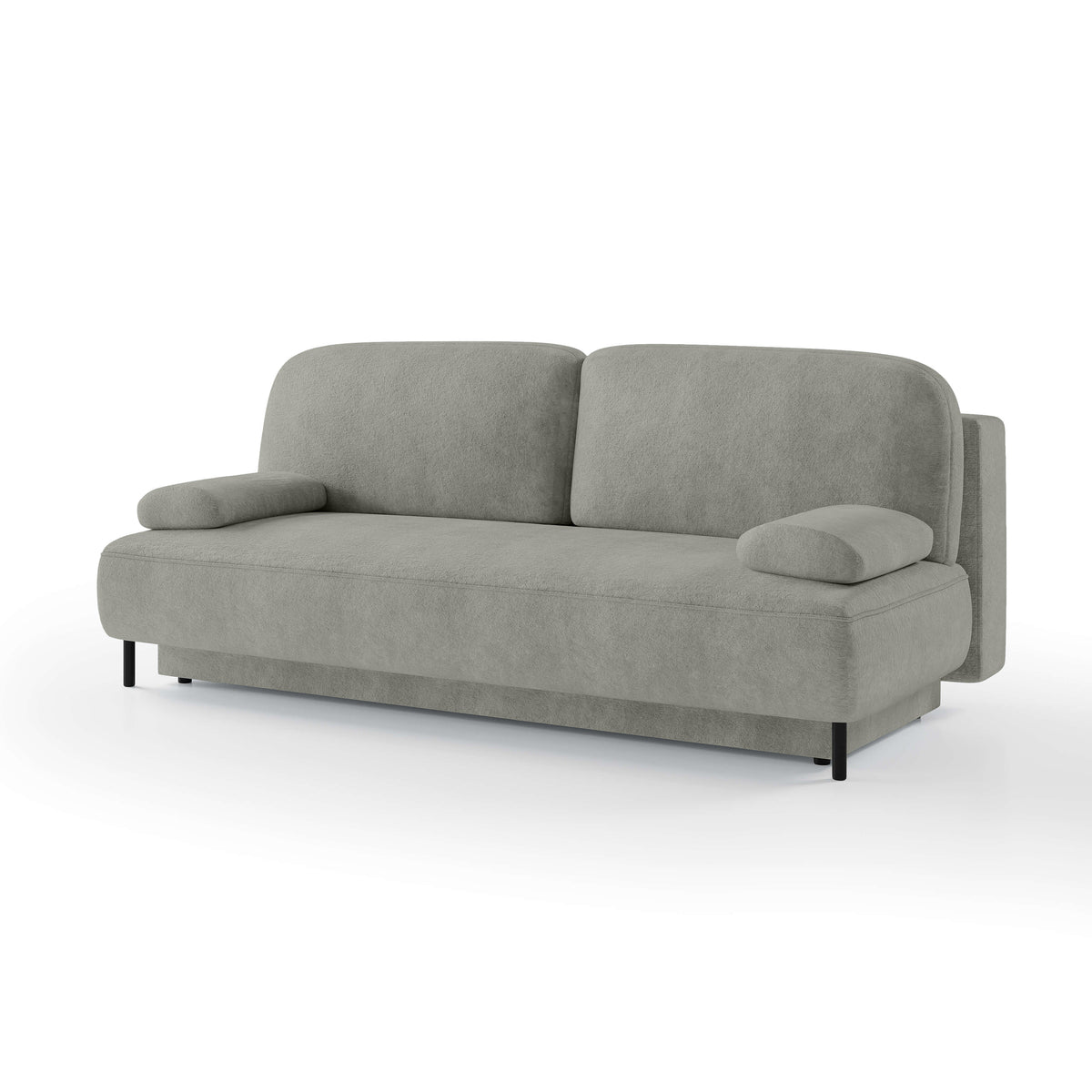 Tola 2 Seater Sofa Bed 140x200 with Storage, Modern Style – Sand Matte (PERFECT HARMONY 83)