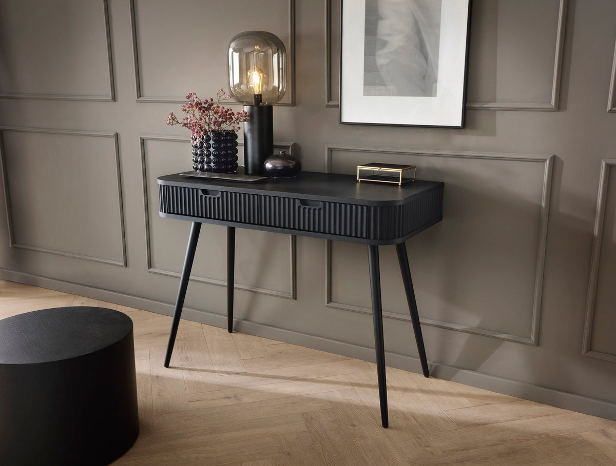 Eva Dressing Table with 2 Drawers 103x80 cm, Modern Style – photo 15