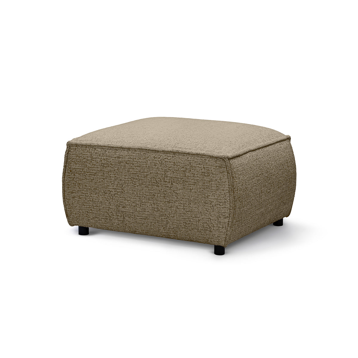 Brick Pouffe 94x40 cm, Modern Style – Brown Stone (BELLA 10)