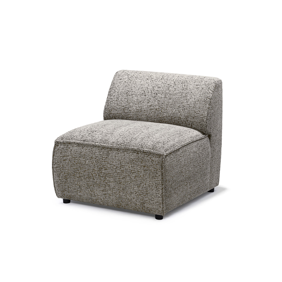 BRICK Modular Corner Sofa – Module S, Left, Taupe Gray (BELLA 15)