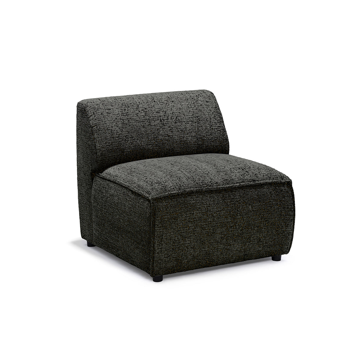 BRICK Modular Sofa Universal S Module – Graphite Brown (BELLA 25)