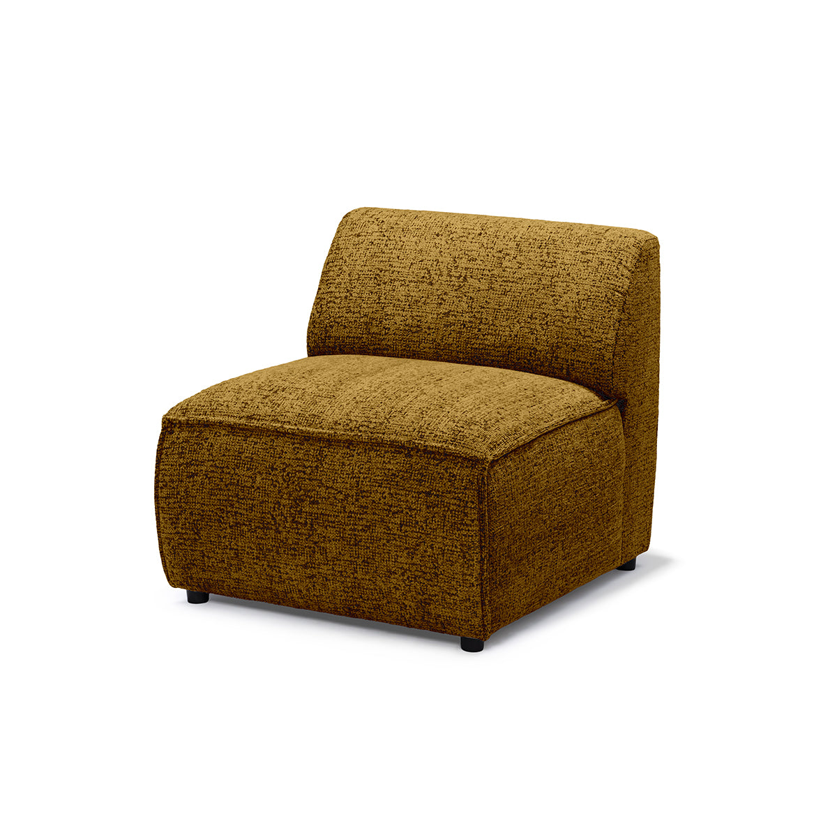 BRICK Modular Corner Sofa – Module S, Left, Golden Oak (BELLA 45)