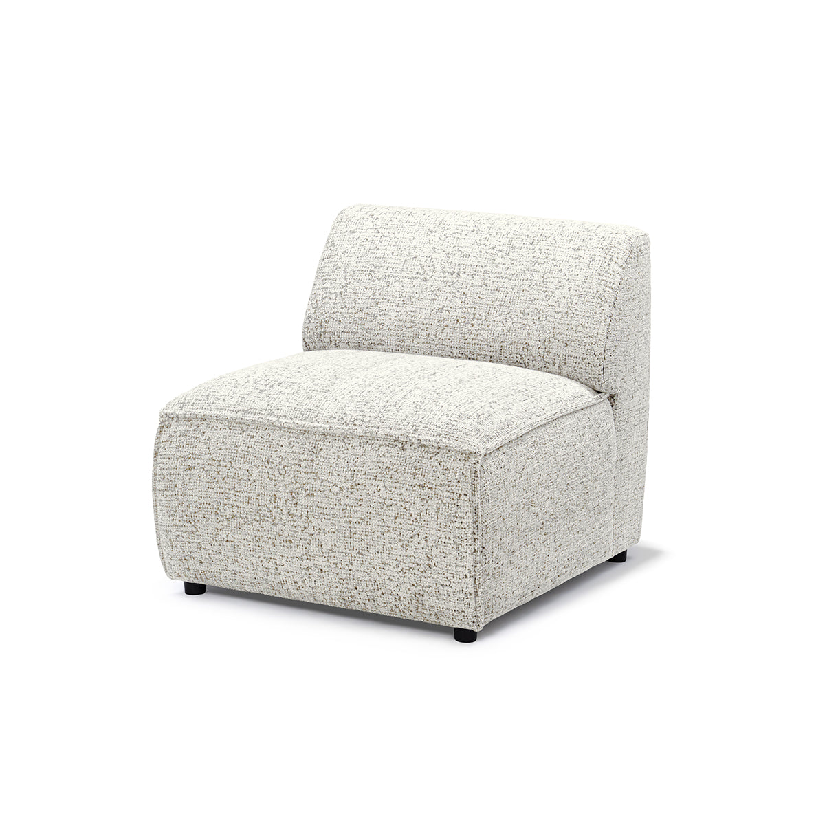BRICK Modular Corner Sofa – Module S, Left, Cream Parchment (BELLA 50)
