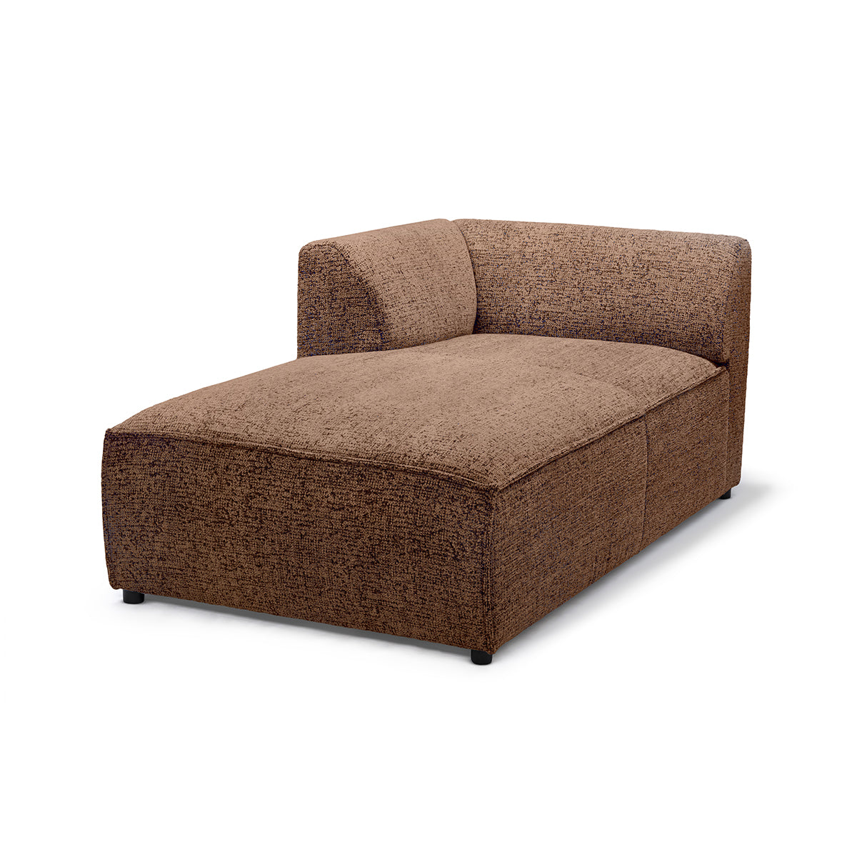 BRICK Modular Sofa Module L Left – Cinnamon Oak (BELLA 70)