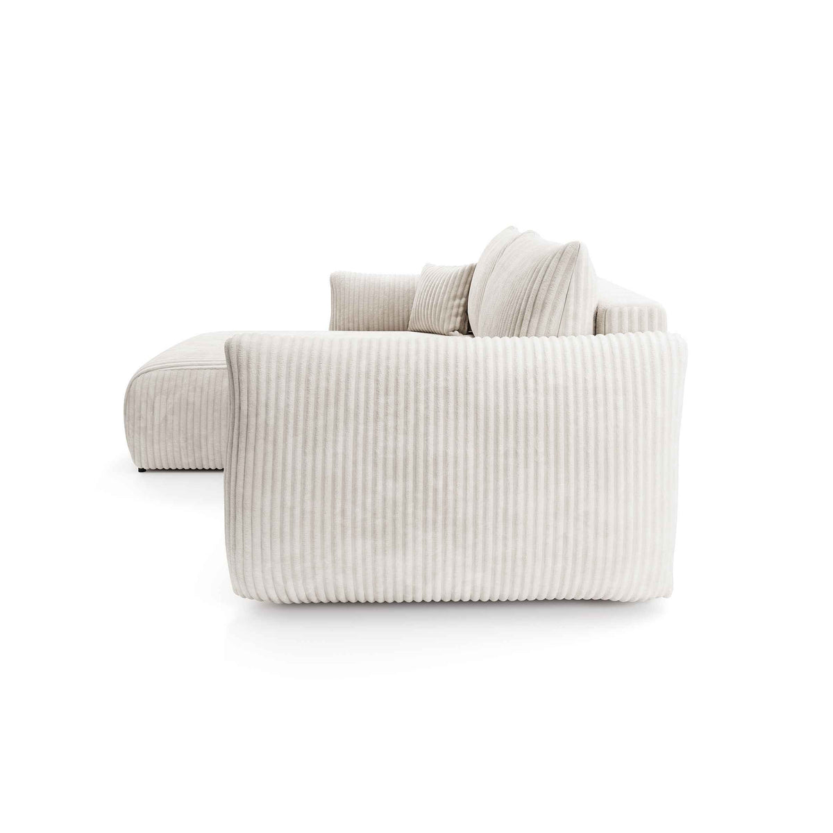 Alloro Corner Sofa Bed 257 cm, Modern Style – side view