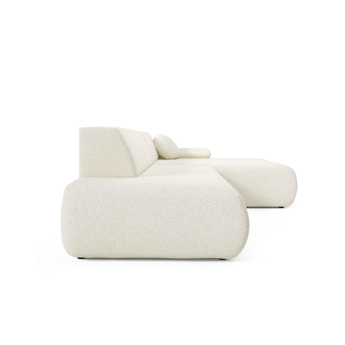 Puentro 4 Seater Corner Sofa Bed, Minimalist Style – side view