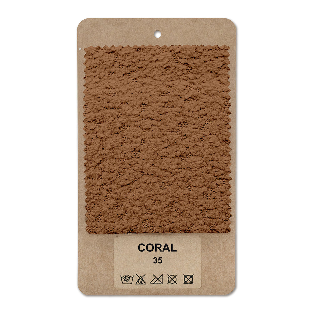 Fabric sample CORAL Caramel Brown (CORAL 35)