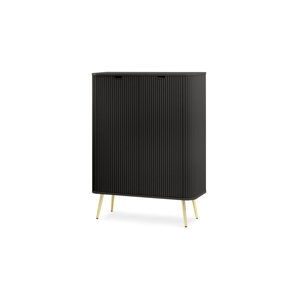 Eva Sideboard 103x129, Modern Style – Black, Golden