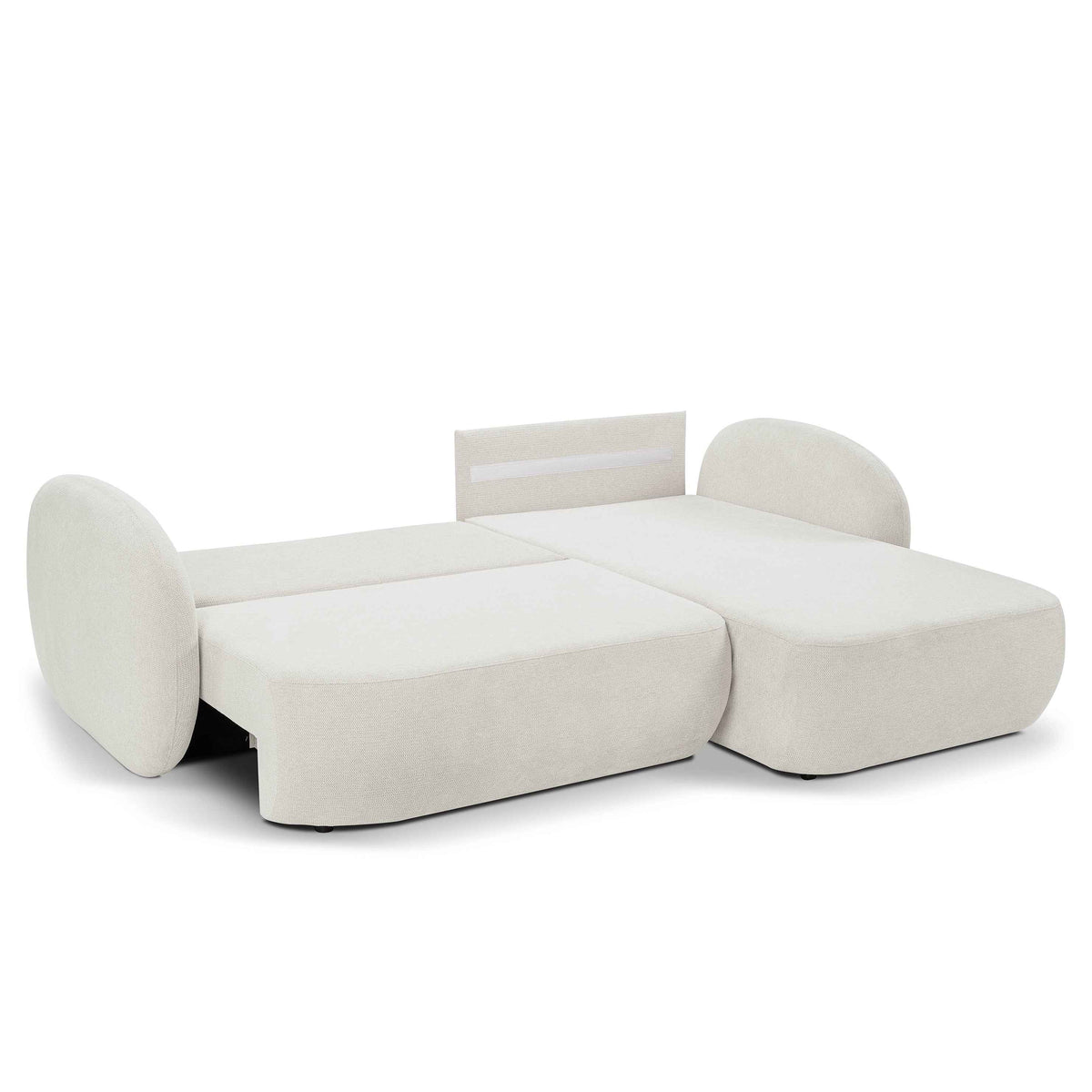Olemo Corner Sofa Bed DL 248 cm, Modern Style, Aragon Fabric – photo 3