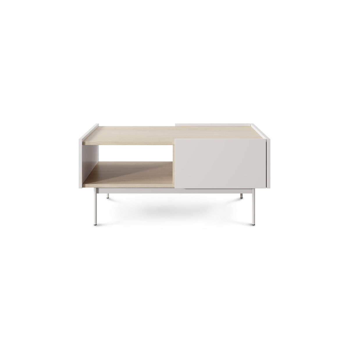 Bema Coffee Table 97x45 cm in Modern Style with Drawer and Shelf – photo 3