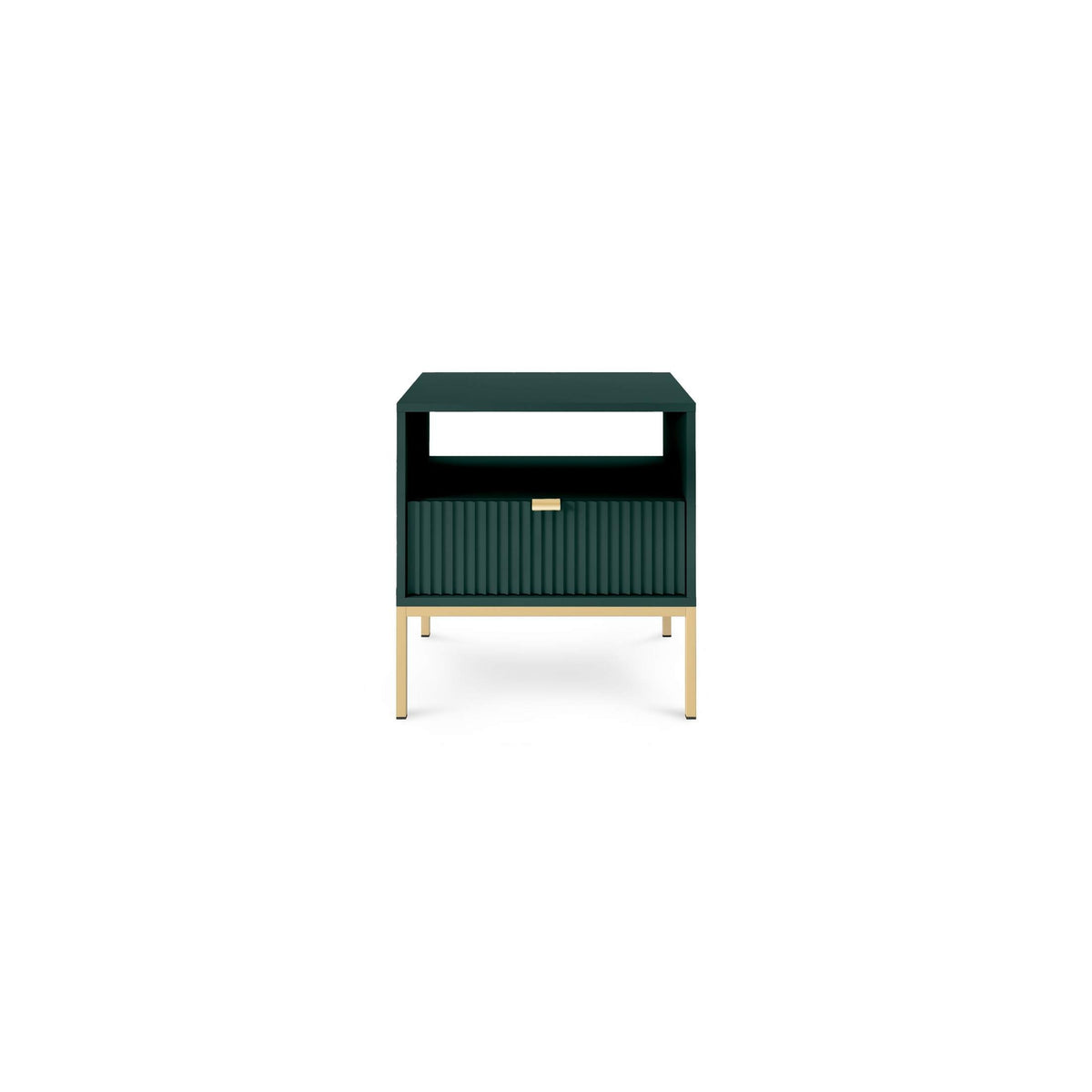 Roza Bedside Table with Drawer 54x56 cm, Glamour Style – photo 22