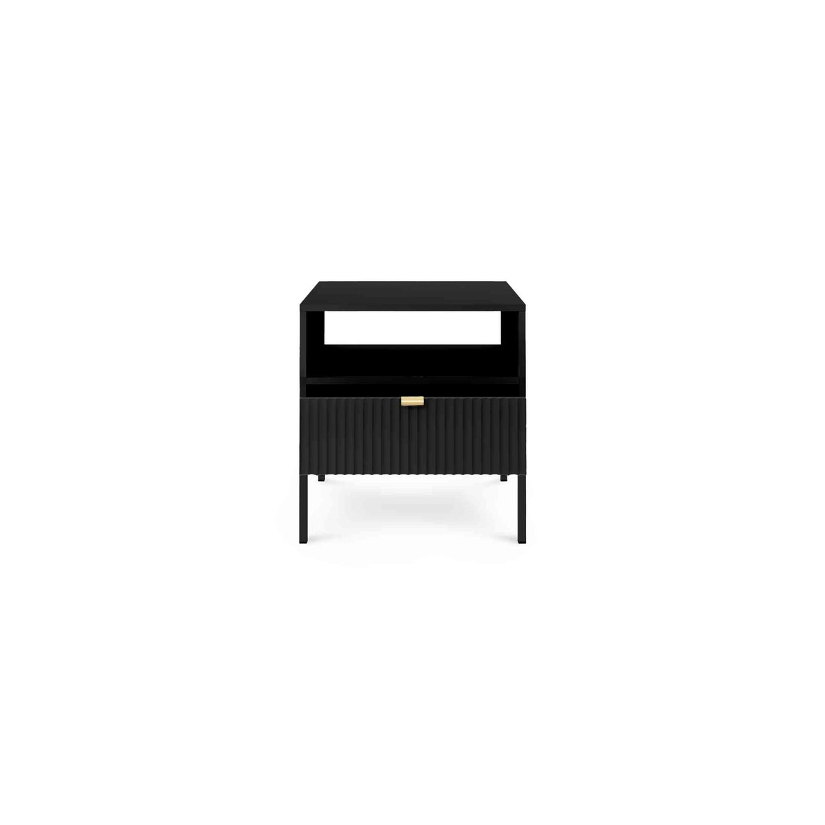 Roza Bedside Table with Drawer 54x56 cm, Glamour Style – photo 31