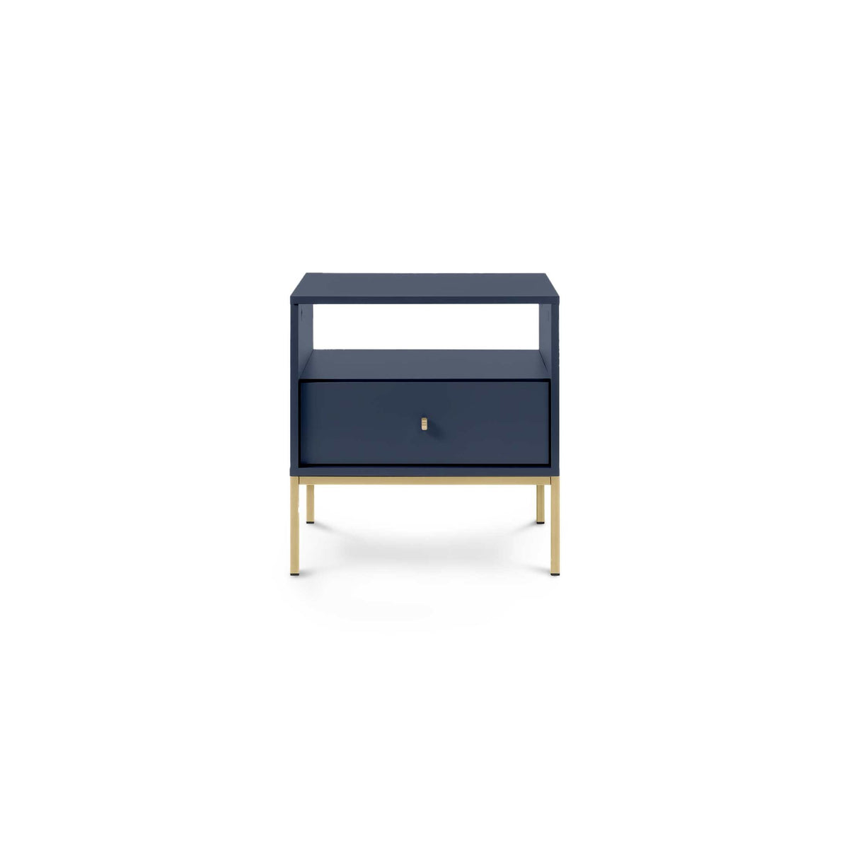 Kviat Bedside Table with Drawer 54x57 cm, Modern Classic Style – photo 10