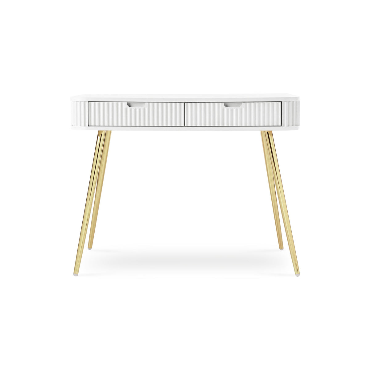 Eva Dressing Table with 2 Drawers 103x80 cm, Modern Style – photo 13