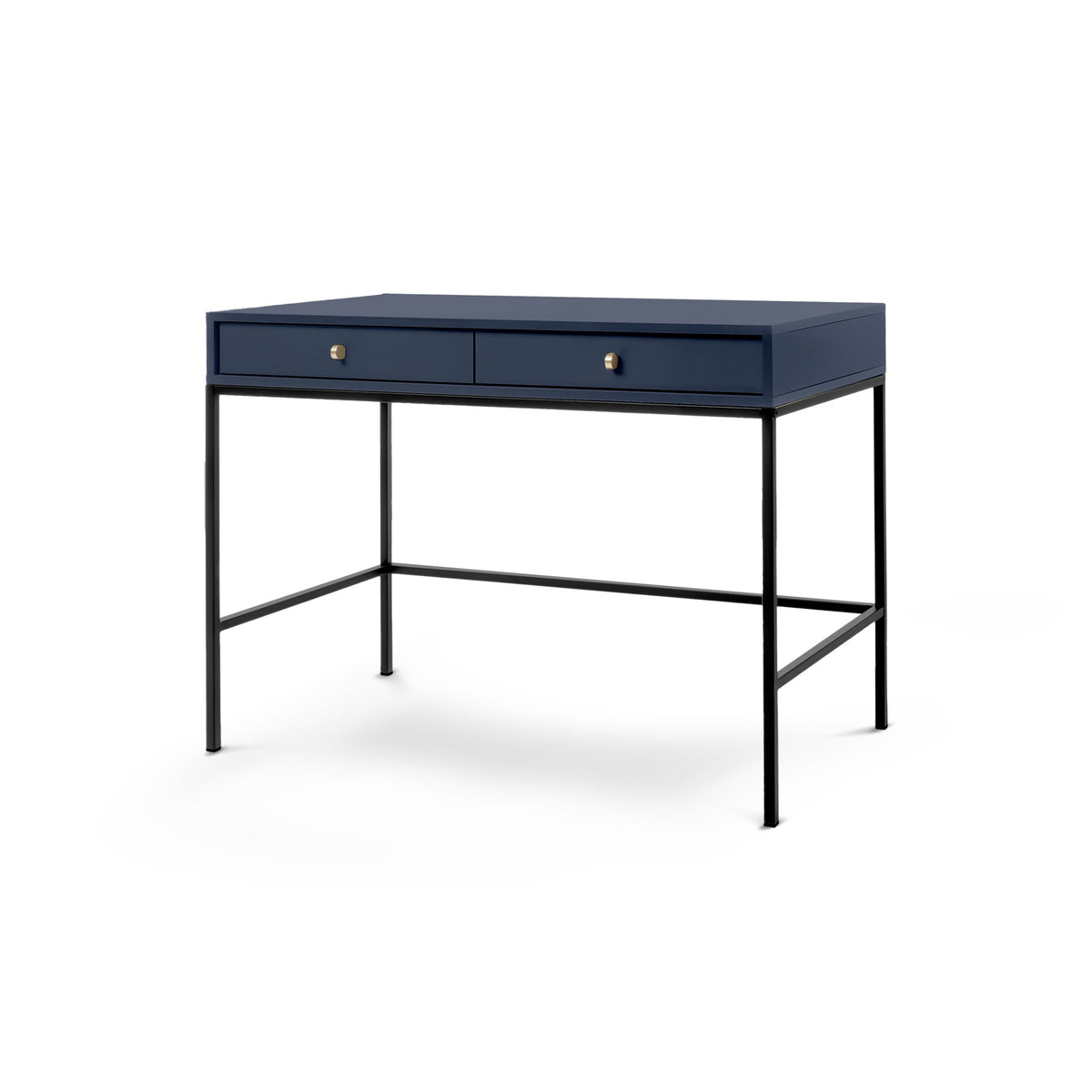 Kviat Dressing Table 104x78 cm, Modern Style – Navy blue, Black