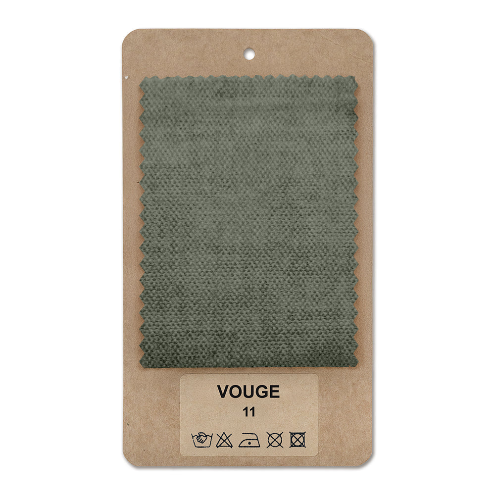 Fabric sample VOUGE Olive Graphite (VOUGE 11)
