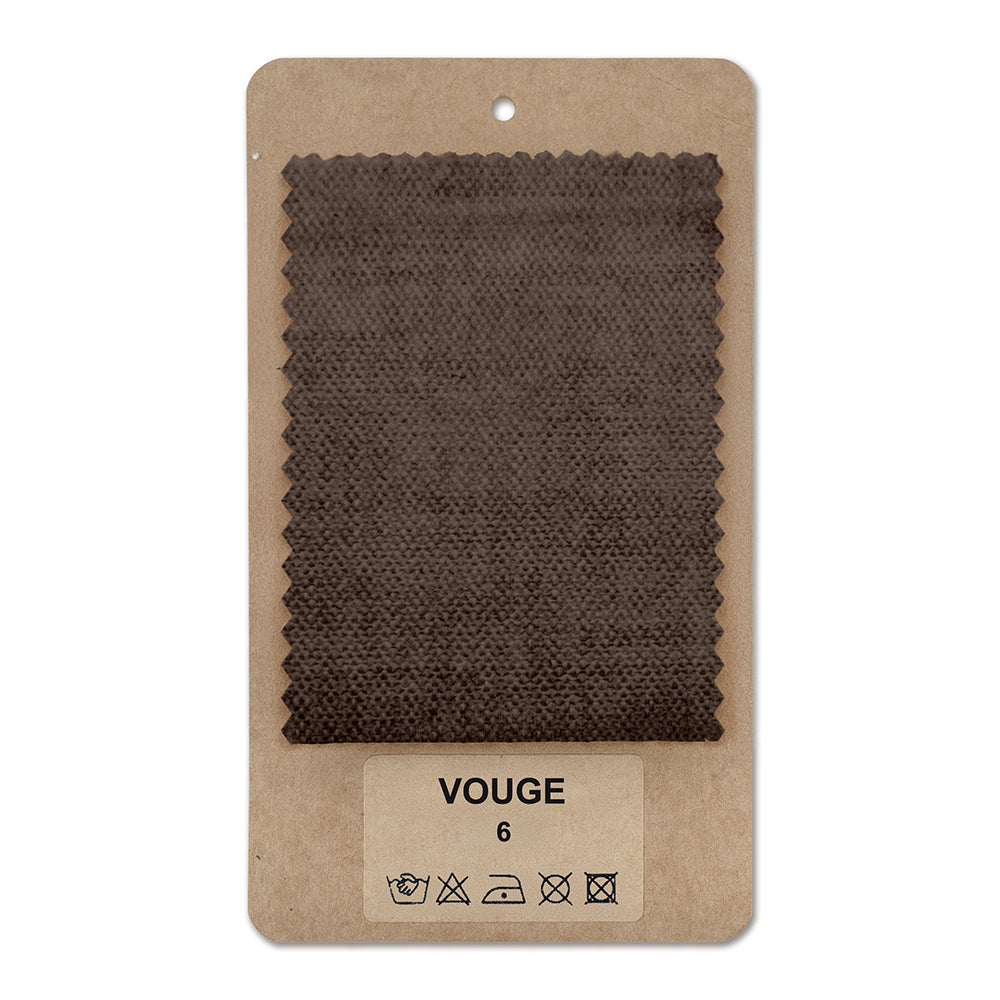 Fabric sample VOUGE Ebony Brown (VOUGE 06)