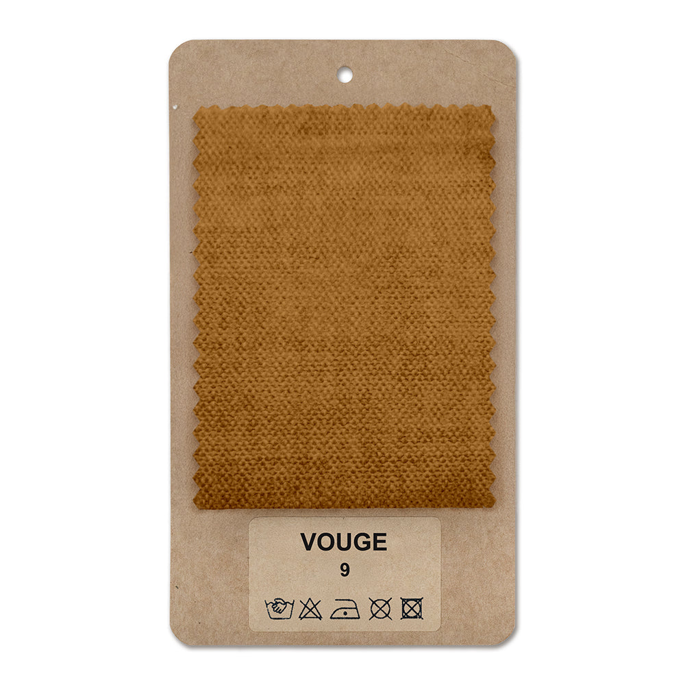 Fabric sample VOUGE Golden Brown (VOUGE 09)
