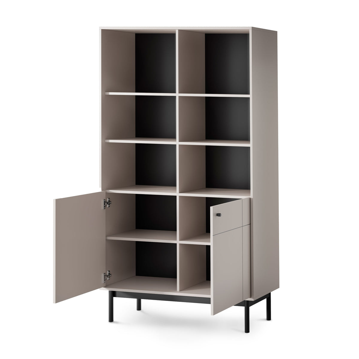 Sabi Display Cabinet 104x185 cm, Japandi Style – photo 4
