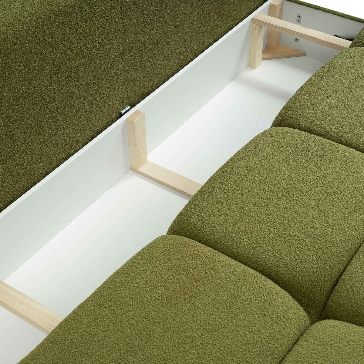 Milorya 3 Seater Sofa Bed 142x200, Soft Minimalism Style