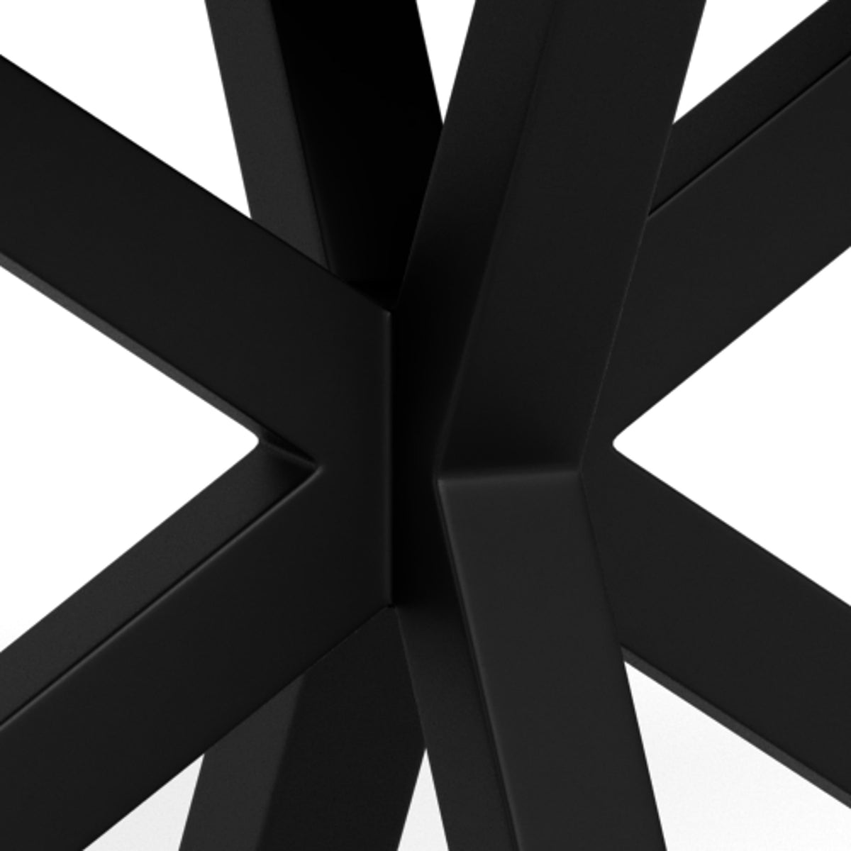 Oryss Classic Dining Table, Industrial Style – close-up of details and texture