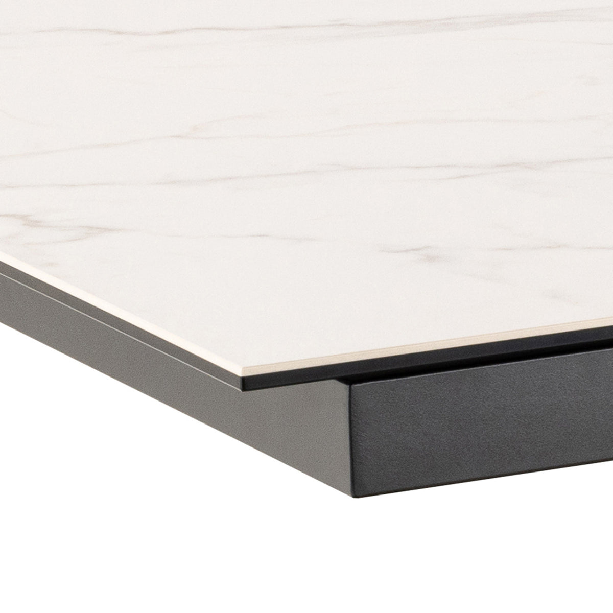Lorrins Large Extendable Dining Table 200–240x76 cm, Modern Style – close-up of details and texture