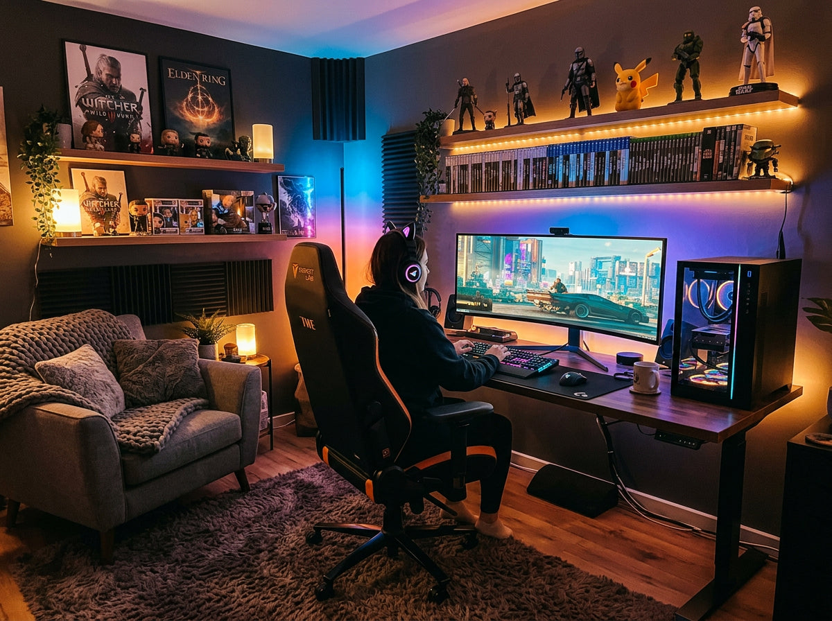 Gaming room ideas – modern and comfortable gaming setup