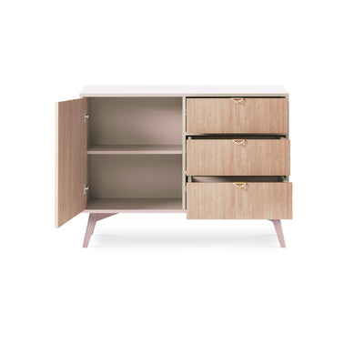 Mandala Sideboard 106x80 with Drawers and Cabinet, Japandi Style – photo 4