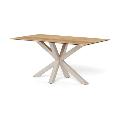 Oryss Classic Dining Table, Industrial Style – White, 160x76