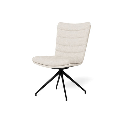 Ondris Set of Two Swivel Chairs, Modern Style – Cream Beige