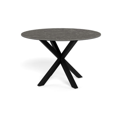 Stela Round Dining Table 119x76 cm, Modern Style – Grey Stone