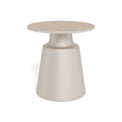 Fumor Round Coffee Table Ø45 cm, Modern Style – Warm Beige