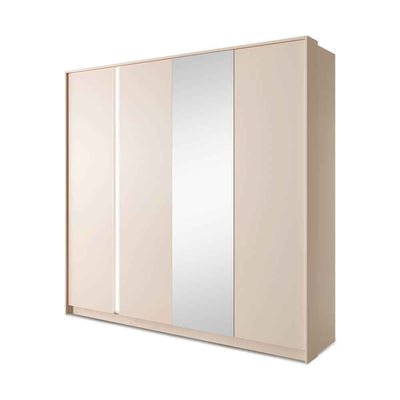 Dust 4-door Wardrobe 223x210 cm, Minimalist Style – YES