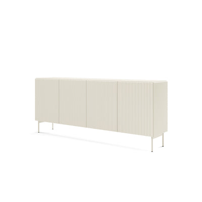 MuzZI Sideboard with Doors 195x81, Modern Style – angled view | Pillovely