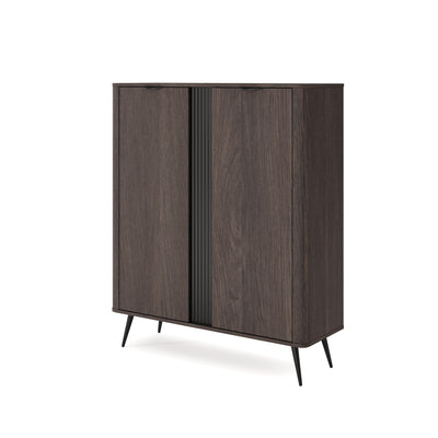 Velia Tall 2-door Sideboard 113x134, Soft Loft Style