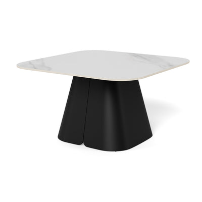 Bienn Coffee Table with Central Base 80x45 cm, Modern Style – angled view | Pillovely