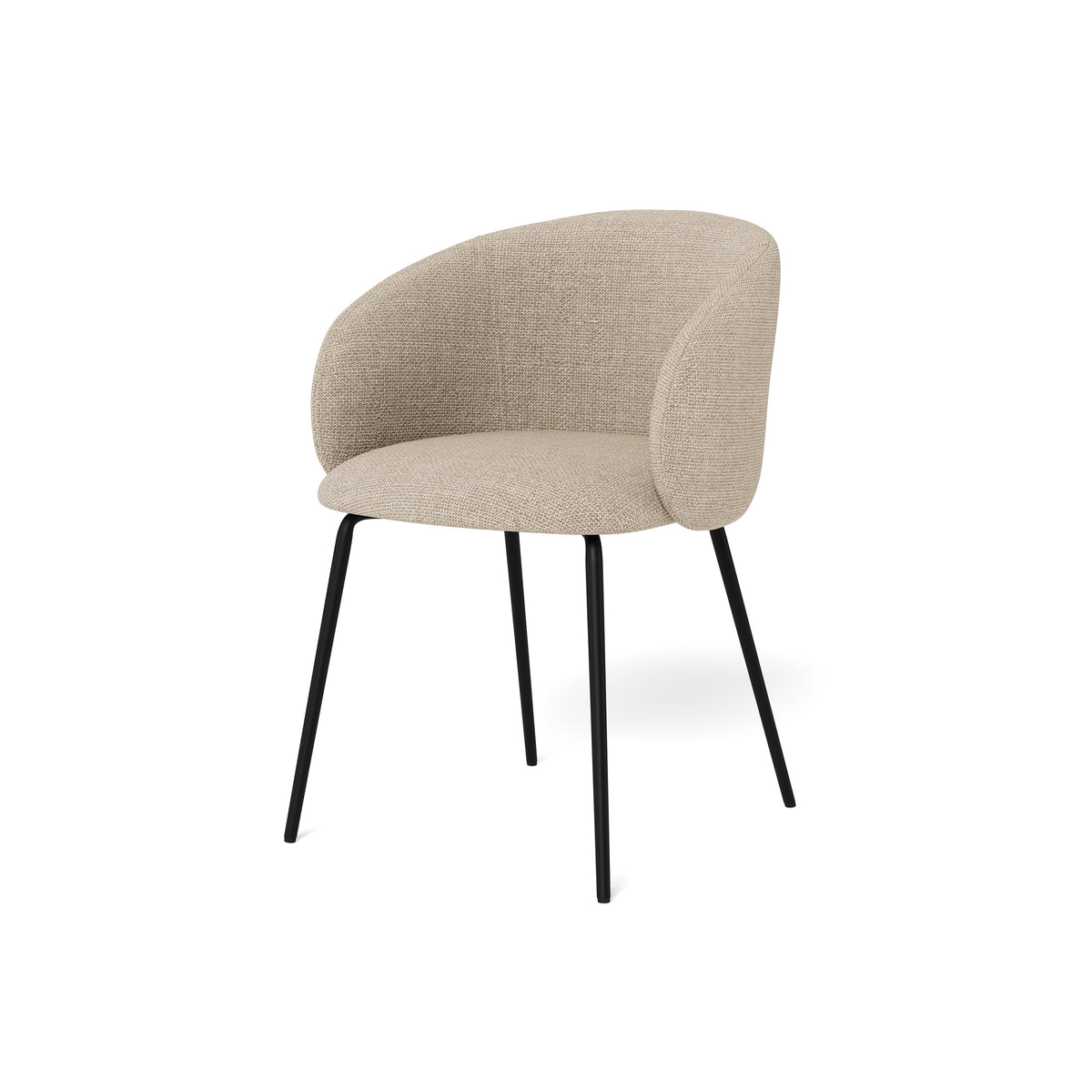 Delmo Set of Two Dining Chairs, Modern Style – angled view