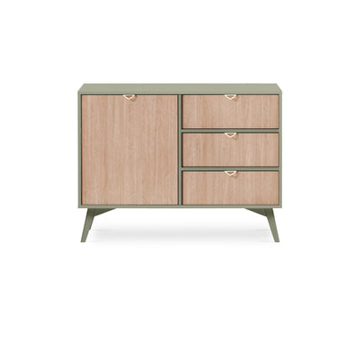 Mandala Sideboard 106x80 with Drawers and Cabinet, Japandi Style – photo 14