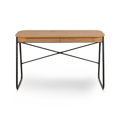 Astel Desk 120x60 with 2 Drawers, Modern Style – front view