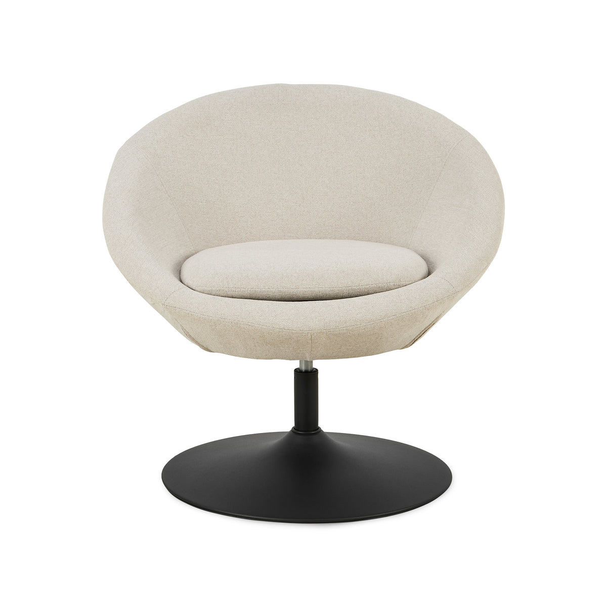 Otulo Swivel Armchair, Soft Style – front view