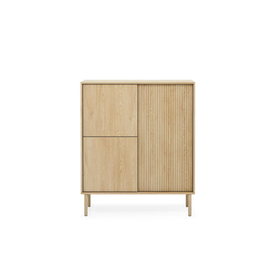 Viola 3-door Sideboard 104x122, Japandi Style – front view