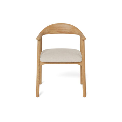 Hikari Set of Two Dining Chairs, Scandinavian Style – front view